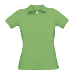 Polo de travail femme BC404 – Coton piqué – B&C pomme