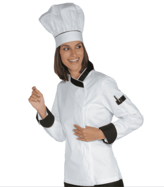 Veste cuisine femme LADY SNAPS - Isacco