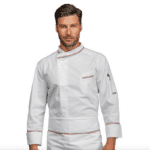 veste de cuisine bibao blanche italie isacco