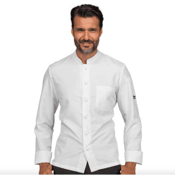 veste cuisine homme Koen blanc- Isacco